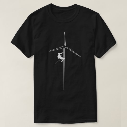 Windkraftanlage T-Shirt (Design vorne)