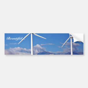 Windkraftanlagen Autoaufkleber