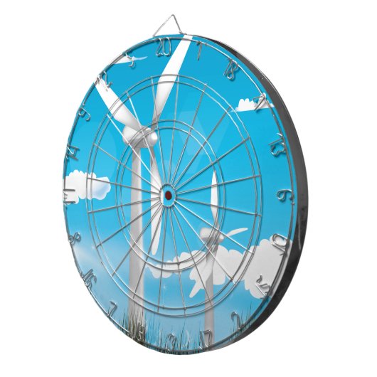 Windkraftanlagen Dartscheibe (Vorderseite rechts)