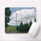 Windkraftanlagen in der Landschaft Mousepad (Mit Mouse)