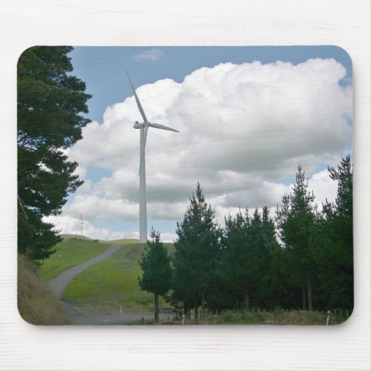 Windkraftanlagen in der Landschaft Mousepad (Vorne)