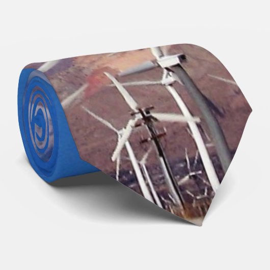 Windkraftanlagen Krawatte (Gerollt)