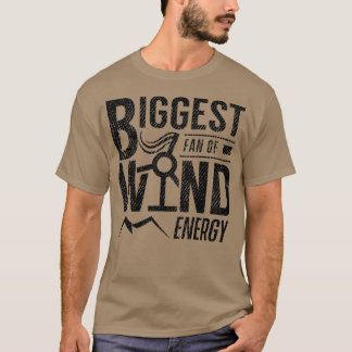 Windkraftanlagen - Power aus erneuerbaren Energieq T-Shirt