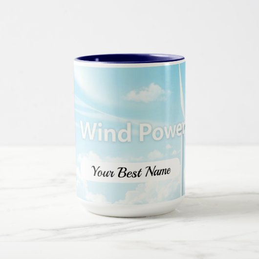 Windkraftblatt Tasse (Zentrum)