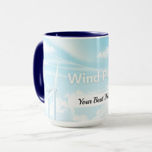 Windkraftblatt Tasse