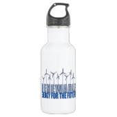 Windkraftturbinen Trinkflasche (Vorderseite)