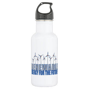 Windkraftturbinen Trinkflasche