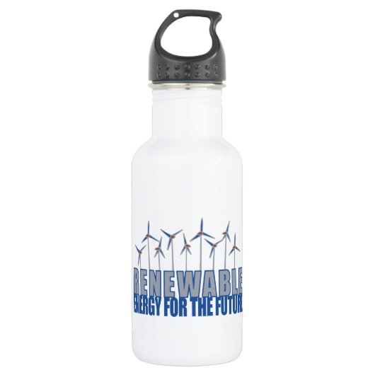 Windkraftturbinen Trinkflasche (Vorderseite)