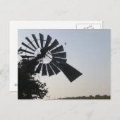 Windmill 2 Postkarte (Vorne/Hinten)