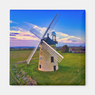Windmill Blue Sky Magnet
