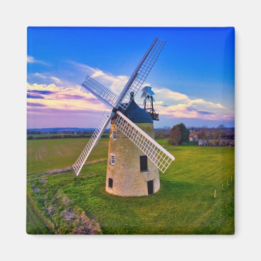 Windmill Blue Sky Magnet (Vorne)
