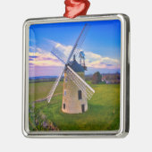Windmill Blue Sky Ornament Aus Metall (Links)