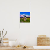 Windmill Blue Sky Poster (Küche)