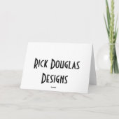 Windmill Christmas Card Feiertagskarte (Rückseite)