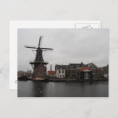 Windmill "De Adriaan", Haarlem Postkarte (Vorne/Hinten)