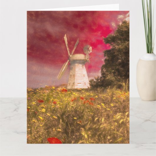 Windmill Dreams Art Vista Karte (Vorderseite)