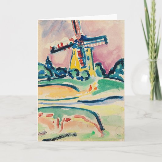 Windmill | Ernst Ludwig Kirchner Karte (Vorderseite)
