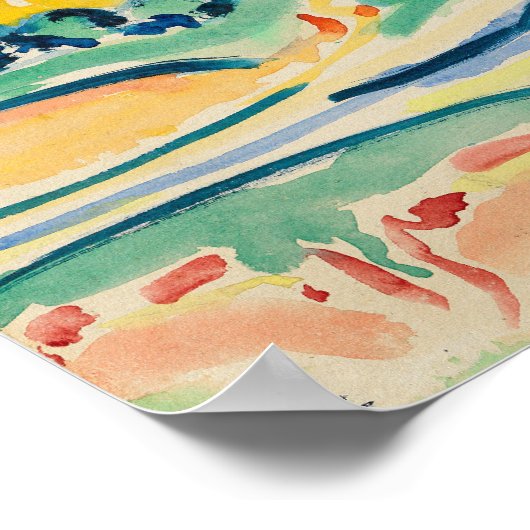 Windmill | Ernst Ludwig Kirchner Poster (Ecke)