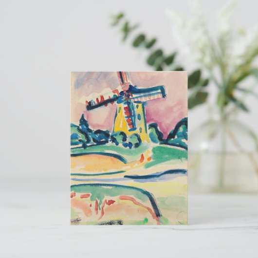 Windmill | Ernst Ludwig Kirchner Postkarte (Stehend Vorderseite)