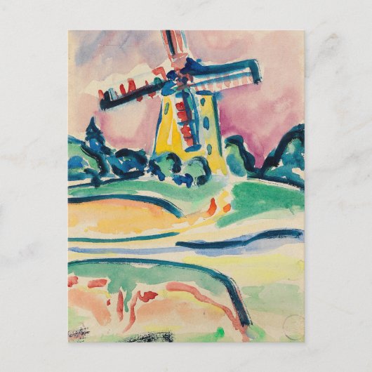 Windmill | Ernst Ludwig Kirchner Postkarte (Vorderseite)