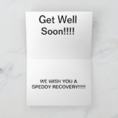 Windmill Get Well Card Karte (Innenseite)