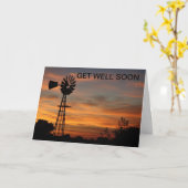 Windmill Get Well Card Karte (Gelbe Blume)
