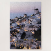 Windmill Griechenland Santorini Sommerhäuser Meer Puzzle (Vertikal)