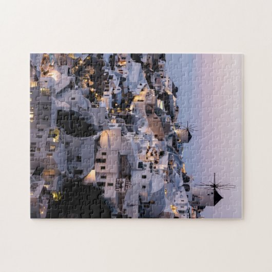Windmill Griechenland Santorini Sommerhäuser Sea J Puzzle (Horizontal)