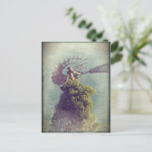 Windmill Grunge Postkarte (Stehend Vorderseite)