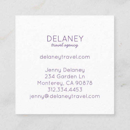 Windmill Holland Dutch Europe Foto Travel Tourism Quadratische Visitenkarte (Rückseite)