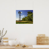 Windmill in der Nähe von Hume Highway, Victoria, A Poster (Küche)