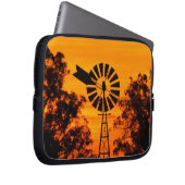 Windmill in Sunset, Australien Laptopschutzhülle (Vorne Rechts)