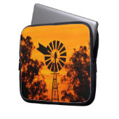 Windmill in Sunset, Australien Laptopschutzhülle (Vorderseite Links)