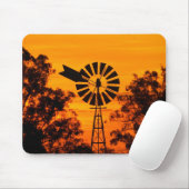 Windmill in Sunset, Australien Mousepad (Mit Mouse)
