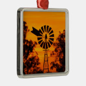Windmill in Sunset, Australien Ornament Aus Metall (Rechts)
