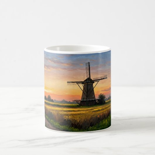 Windmill In The Countryside Kaffeetasse (Mittel)