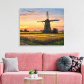 Windmill In The Countryside Leinwanddruck (Insitu (Wohnzimmer))