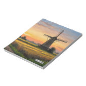 Windmill In The Countryside Notizblock (Rotiert)