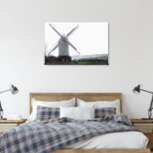 Windmill: Jack & Jill Sussex UK Fotografy Leinwanddruck (Insitu (Schlafzimmer))