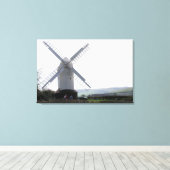 Windmill: Jack & Jill Sussex UK Fotografy Leinwanddruck (Insitu (Holzboden))