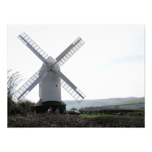 Windmill: Jack & Jill Sussex UK Print / Foto (Vorne)
