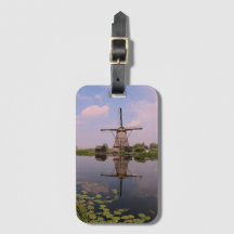 Windmill Kinderdijk Summer Holland Dutch Foto