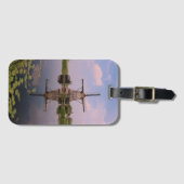 Windmill Kinderdijk Summer Holland Dutch Foto Gepäckanhänger (Vorderseite (Horizontal))