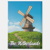 Windmill - Niederlande Magnet (Vorderseite)