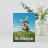 Windmill - Niederlande Postkarte (Stehend Vorderseite)