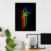 Windmill Night - Siemens Wind Power Poster (Heimbüro)