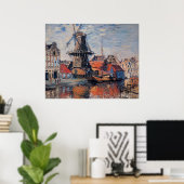 Windmill on the Onbekende Canal Poster (Heimbüro)