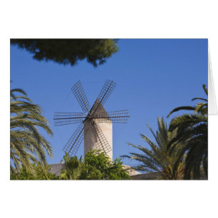 Windmill, Palma, Mallorca, Spanien