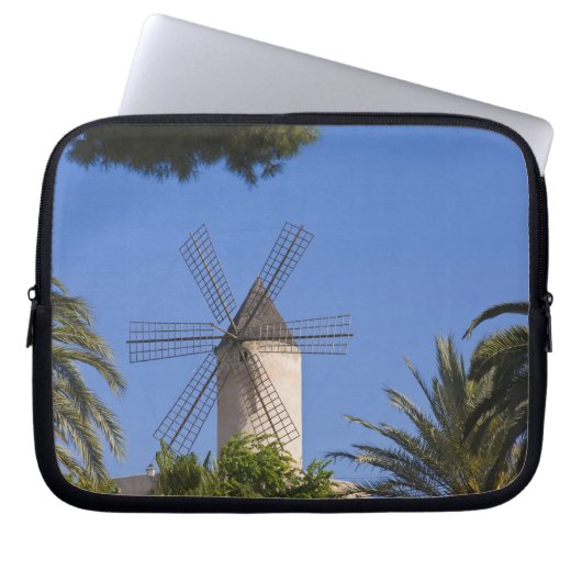 Windmill, Palma, Mallorca, Spanien Laptopschutzhülle (Vorderseite)