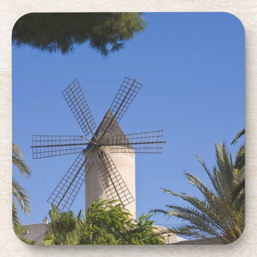 Windmill, Palma, Mallorca, Spanien Untersetzer (Vorderseite)